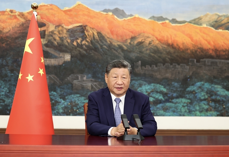 習近平在聯合國氣候變化峰會發表視頻致辭